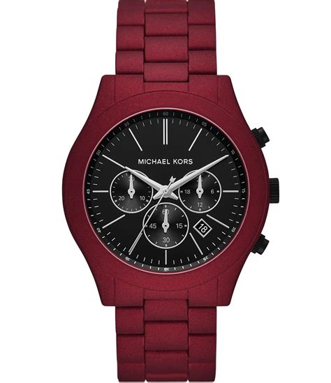 Michael Kors Runway Chronograph Stainless Steel .